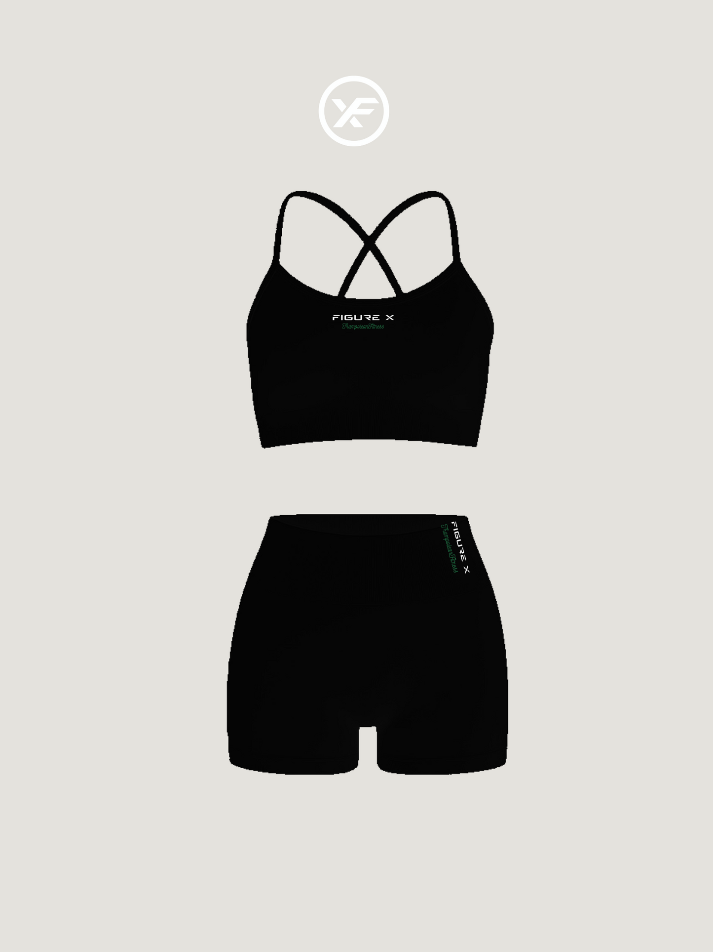 Trampolean fitness short set ￼